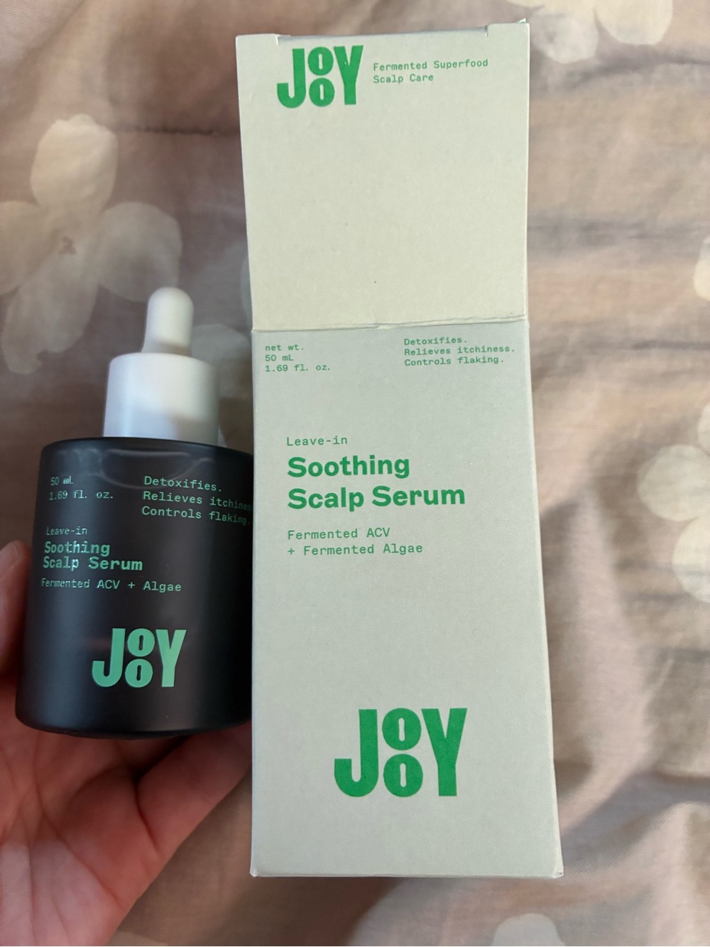 Jooy Soothing Scalp Serum Leave in Detoxifies Itchy Scalp Controls Flaking ACV